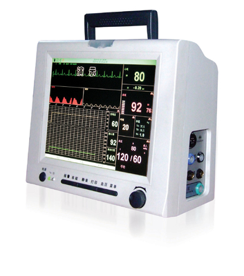Multi portátil de TFT de 12,1 pulgadas - monitor paciente del parámetro con ECG, SPO2, NIBP, RESP, TEMPOREROS