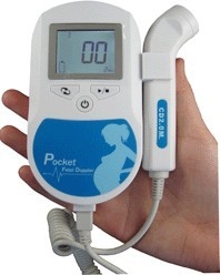 PDA Doppler fetal/Doppler fetal portátil con la exhibición de FHR Digitaces LCD