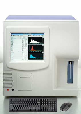 3 - Color histogramas 20 parámetro doble canal Full Auto Hematology Analyzer 9.6ul venosa
